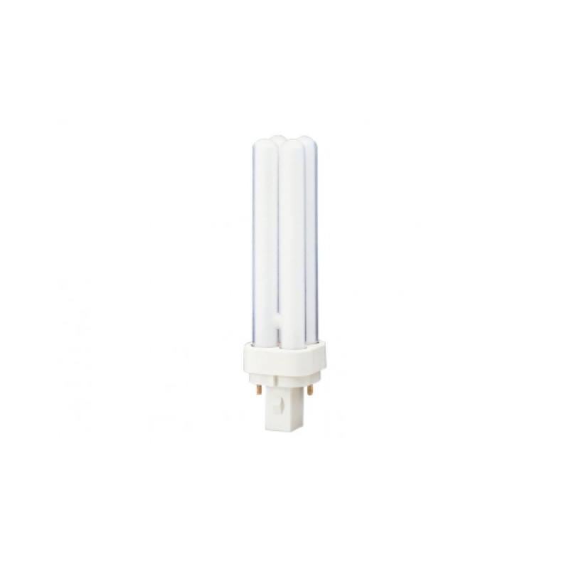 BEC fluorescent Panasonic, soclu G24D-1, putere 13W, forma liniar, lumina alb rece, alimentare 220 - 240 V, "FDS13E40/2D" (timbr