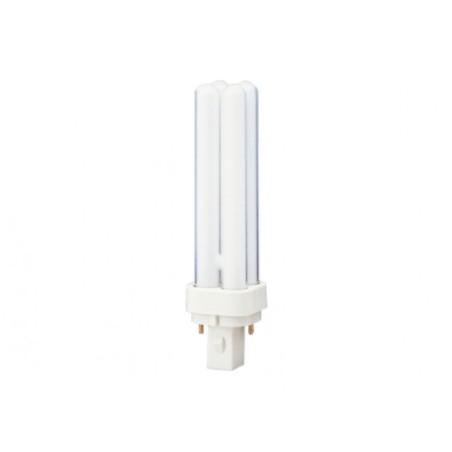 BEC fluorescent Panasonic, soclu G24D-1, putere 13W, forma liniar, lumina alb rece, alimentare 220 - 240 V, "FDS13E40/2D" (timbr