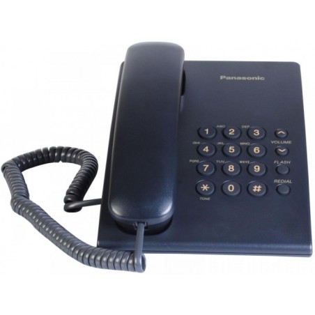 Telefon analogic KX-TS500FXC,indigo, "KX-TS500FXC" (timbru verde 0.8 lei)