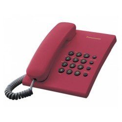 Telefon analogic KX-TS500FXR,rosu, (timbru verde 0.8 lei)