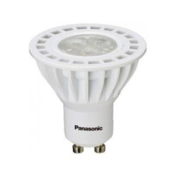 SPOT LED Panasonic, soclu GU10, putere 4W, forma spot, lumina alb calda, alimentare 220 - 240 V, "LDRHV4L27WG104EP" (timbru verd