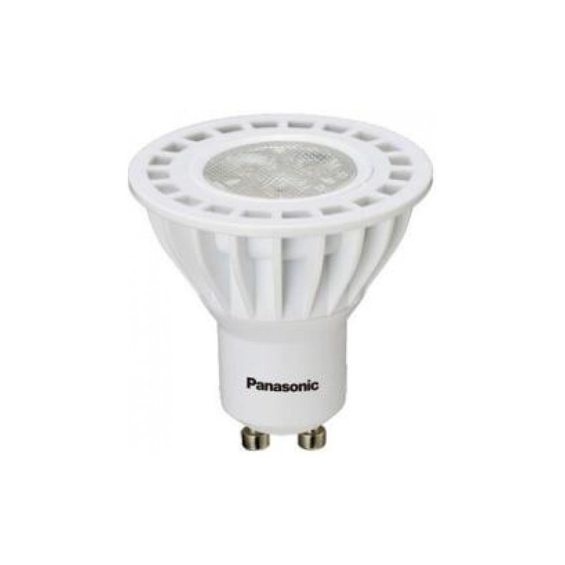 SPOT LED Panasonic, soclu GU10, putere 4W, forma spot, lumina alb calda, alimentare 220 - 240 V, "LDRHV4L27WG104EP" (timbru verd