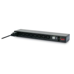 PDU APC, 1U pt. rack 19 inch, 8 prize IEC, intrare IEC, max 16 A, cablu 2.5 m, negru, "AP7921B" (timbru verde 4 lei)