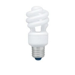 BEC LED Panasonic, soclu E27, putere 11W, forma spirala, lumina alb calda, alimentare 220 - 240 V, "EFD11E27HD3E" (timbru verde 