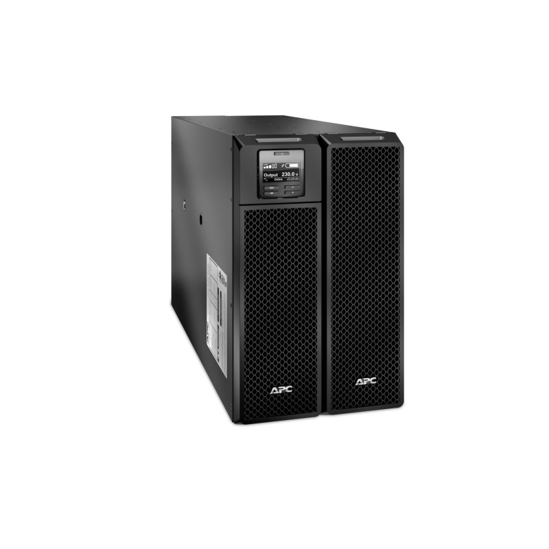 UPS APC, Online, Tower/rack, 8000 W, fara AVR, IEC x 6, display LCD, back-up 11 - 20 min. "SRT8KXLI" (timbru verde 150 lei)