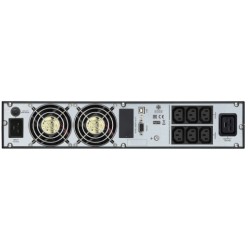 UPS APC, Online, Tower/rack, 2400 W, fara AVR, IEC x 6, display LCD, back-up 11 - 20 min. "SRV3KRIRK" (timbru verde 40 lei)