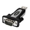 ADAPTOR USB LOGILINK, USB 2.0 (T) la Serial DB9M (9-pin)(RS232)(T), negru cu argintiu, "AU0034" (timbru verde 0.18 lei)