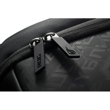 RUCSAC ASUS, pt. notebook de max. 15.6 inch, 1 compartiment, buzunar frontal, buzunar dorsal, waterproof, poliester, negru, "90X
