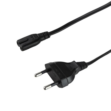 CABLU alimentare LOGILINK casetofon,  1.8m, intrare Euro plug, iesire C7, 10A, testat VDE, black, "CP092" (timbru verde 0.18 lei