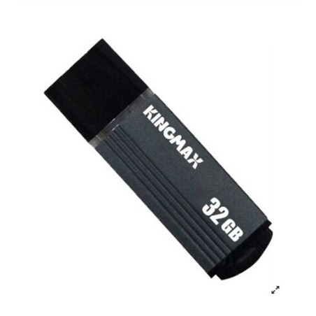 MEMORIE USB 2.0 KINGMAX 32 GB, cu capac, carcasa aluminiu, gri, "KM-MA06-32GB/DG" (timbru verde 0.03 lei)