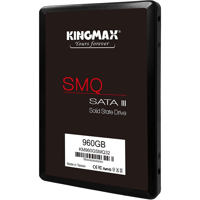 SSD Kingmax, 960 GB, 2.5 inch, S-ATA 3, 3D QLC Nand, R/W: 540 MB/s/480 MB/s MB/s, "KM960GSMQ32"