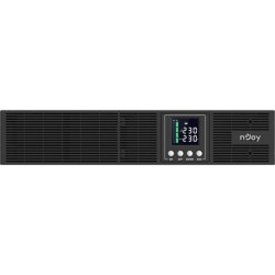 UPS Njoy "Aster 1000", Online, Tower/rack, 900 W, fara AVR, IEC x 8, display LCD, back-up 1 - 10 min. "UPCMCOP910HASCG01B" (timb