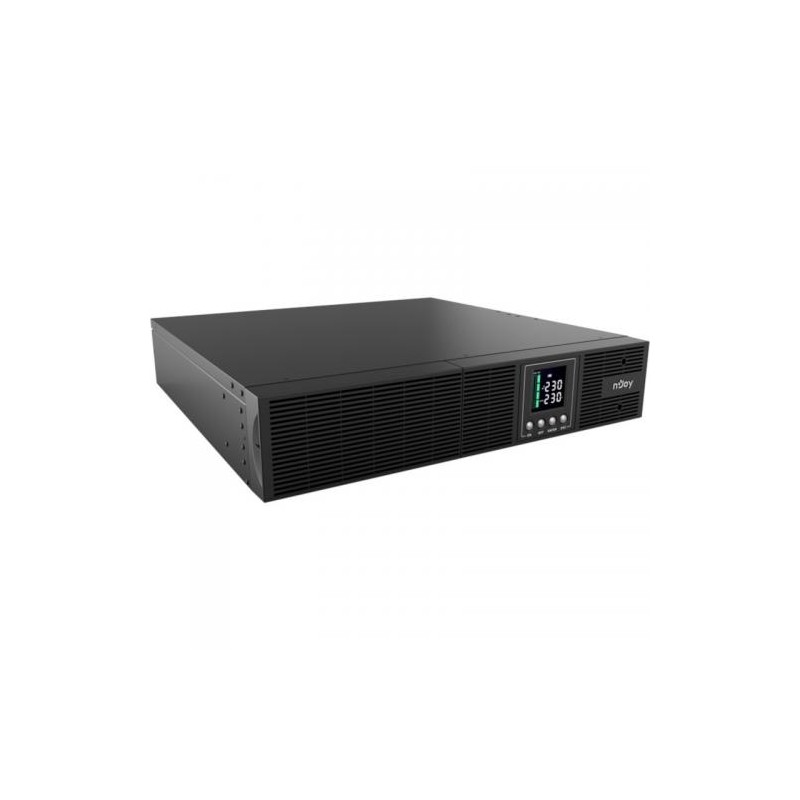 UPS Njoy "Aster 2000", Online, Tower/rack, 1800 W, fara AVR, IEC x 8, display LCD, back-up 11 - 20 min. "UPCMCOP920HASCG01B" (ti