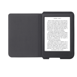 HUSA eReader, compatibil Kobo Nia, piele PU, negru, "N306-AC-BK-E-PU"