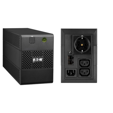 UPS Eaton, Line int., mini Tower, 360 W, AVR, IEC x 2, LED, back-up 11 - 20 min. "5E650IUSBDIN" (timbru verde 40 lei)