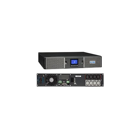 UPS Eaton, Online, Tower/rack, 1000 W, fara AVR, IEC x 8, display LCD, back-up 11 - 20 min. "9PX1000IRT2U" (timbru verde 11 lei)