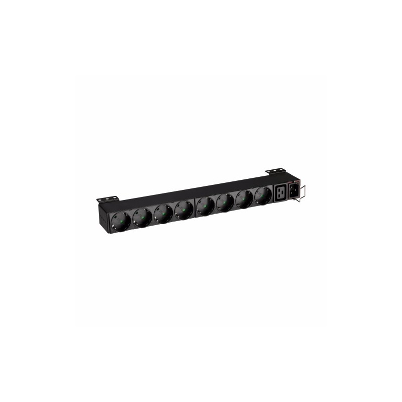 PDU EATON, 1U pt. rack 19 inch, 8 prize IEC, intrare IEC, max 16 A, cablu 2 m, negru, "EFLX8D" (timbru verde 4 lei)