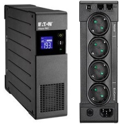 UPS Eaton "PRO 850", Line int., Tower/rack, 510 W, AVR, Schuko x 3, display LCD, back-up 1 - 10 min. "ELP850DIN" (timbru verde 1