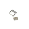 Modul unghiular 45x45 pentru 2 porturi Snap-In alb LANmark