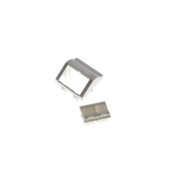 Modul unghiular 45x45 pentru 2 porturi Snap-In alb LANmark