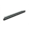 Patch panel neechipat | cat 5,6 | Modular | Cupru | 24 | Keystone | Essential | Negru
