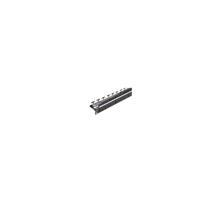 Patch Panel neechipat | Modular | Cat 5, 6, 6A, 7, 7A | Cupru | 24 | Snap-in | LANmark | Negru