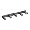 Organizator cabluri 1U negru