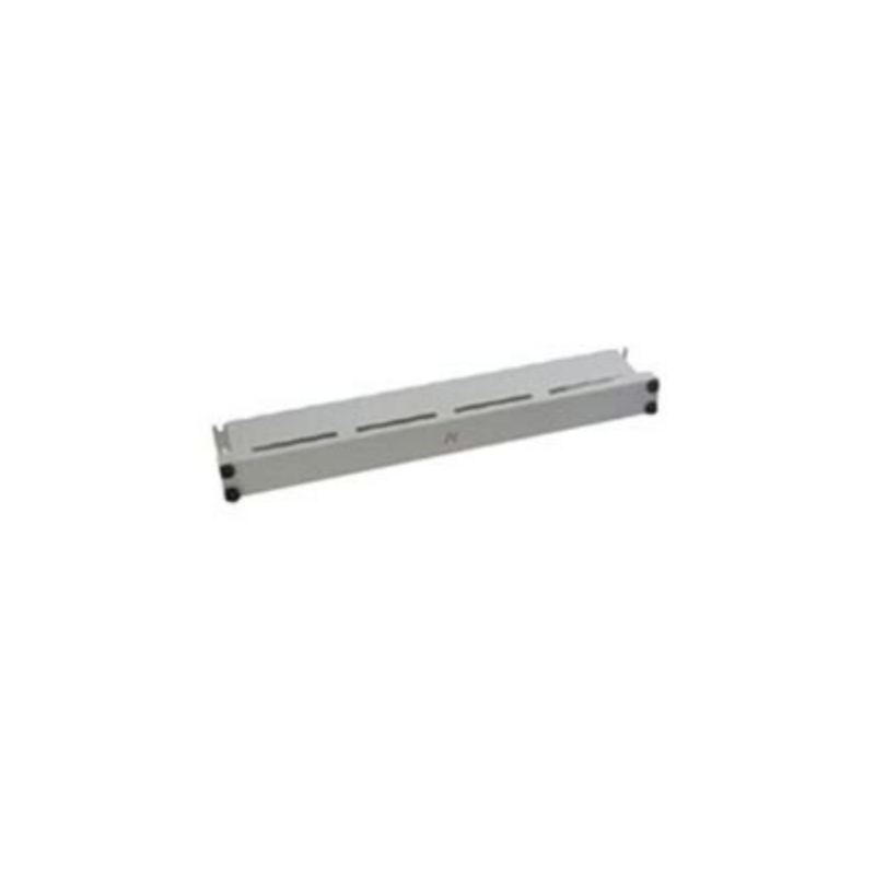 Organizator cabluri cu capac, 1U, alb