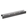 Organizator cabluri cu capac 1U negru, "N102.117BK"