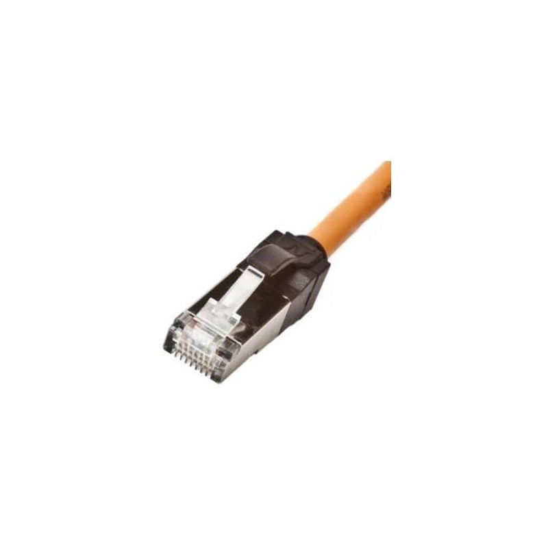 PATCH CORD S/FTP NEXANS, Cat6a, cupru, 5 m, portocaliu, AWG23, "N10G.P1B050OK" (timbru verde 0.18 lei)