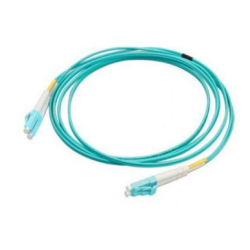 Patch cord | FO | 2 metri | LSZH | Aqua | LANmark | Multimode OM3 | Duplex LC-LC | SLimflex (timbru verde 0.08 lei)