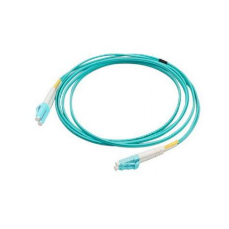 Patch cord | FO | 2 metri | LSZH | Aqua | LANmark | Multimode OM3 | Duplex LC-LC | SLimflex (timbru verde 0.08 lei)