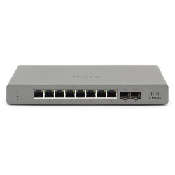 SWITCH PoE CISCO, port Gigabit x 8, SFP SFP x 2, managed, rackabil, carcasa metalica, "GS110-8-HW-EU" (timbru verde 2 lei)