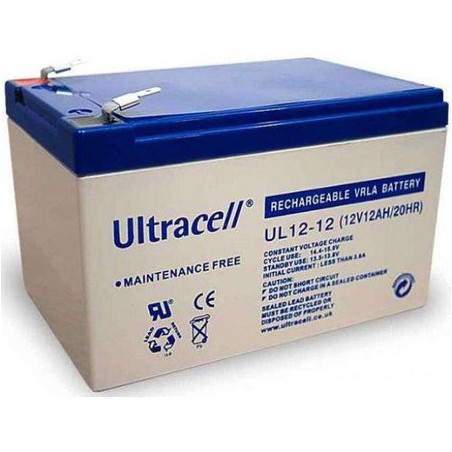 Baterie UPS UL12V12AH | 12 V | 12 A | 98 x 151 x 95 mm | Borne T1 (timbru verde 0.5 lei)