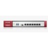FIREWALL ZYXEL USGFLEX500, 7x LAN/DMZ, 1x SFP, 810 Mbps, IKEv2, IPSec, SSL, L2TP/IPSec, fanless, "USGFLEX500-EU0101F" (timbru ve