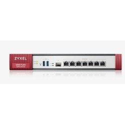 FIREWALL ZYXEL USGFLEX500, 7x LAN/DMZ, 1x SFP, 810 Mbps, IKEv2, IPSec, SSL, L2TP/IPSec, fanless, "USGFLEX500-EU0102F" (timbru ve