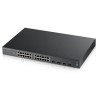 SWITCH ZYXEL, porturi Gigabit x 24, SFP x 4, managed, rackabil, "XGS2210-28-EU0101F" (timbru verde 2 lei)