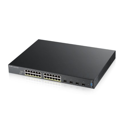 SWITCH PoE ZYXEL, port Gigabit x 24, SFP SFP x 4, managed, rackabil, "XGS2210-28HP-EU0101F" (timbru verde 2 lei)