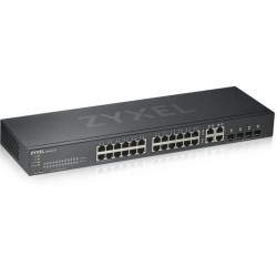 SWITCH ZYXEL, porturi Gigabit x 24, SFP x 4, managed, rackabil, "GS1920-24V2-EU0101F" (timbru verde 2 lei)