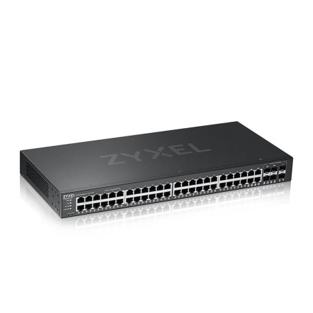 SWITCH ZYXEL, porturi Gigabit x 44, SFP x 6, managed, rackabil, "GS2220-50-EU0101F" (timbru verde 2 lei)