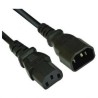 CABLU alimentare PC BACHMANN, 1.5 m, intrare C14 (PC) (T), iesire C13 (PC) (M), 16 A, negru, "356.170" (timbru verde 0.18 lei)