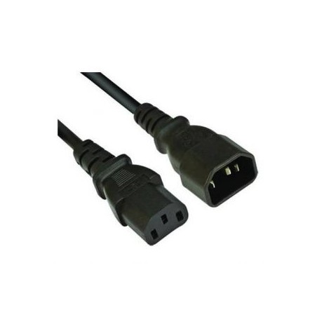 CABLU alimentare PC BACHMANN, 1.5 m, intrare C14 (PC) (T), iesire C13 (PC) (M), 16 A, negru, "356.170" (timbru verde 0.18 lei)