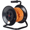 PRELUNGITOR Bachmann, Schuko x 4, conectare prin Schuko (T), cablu 25 m, protectie supratensiune | protectie termica, negru | po