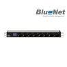 PDU BACHMANN, 1U pt. rack 19 inch, 8 prize Schuko, intrare Schuko, max 16 A, cablu 2 m, negru, "800.2054" (timbru verde 4 lei)