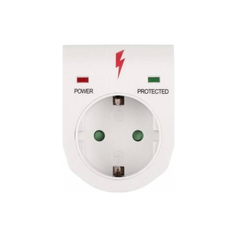 Dispozitiv de protectie personala la supratensiune 16A/250V; 4,5KA | Numar iesiri 1 | Schuko | Alb, "920.000R"