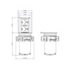 Priza cu protectie ELEVATOR 928.002, Numar iesiri 2, Schuko, 230 V, Lungime cablu 2 m, Impamantare, Negru/Argintiu, Fisa Schuko 