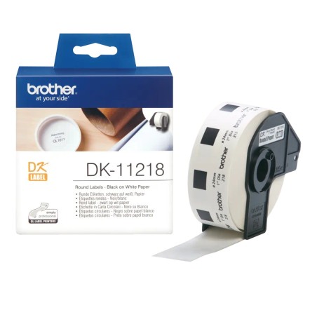 Etichete de hartie Original Brother Black on White, DK11218, pentru P-TOUCH QL-1100|QL-800|QL-810|QL-1050|QL-1060|QL-500|QL-560|