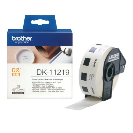 Etichete de hartie Original Brother Black on White, DK11219, pentru P-TOUCH QL-1100|QL-800|QL-810|QL-1050|QL-1060|QL-500|QL-560|