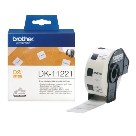 Etichete de hartie Original Brother Black on White, DK11221, pentru P-TOUCH QL-1100|QL-800|QL-810|QL-1050|QL-1060|QL-500|QL-560|