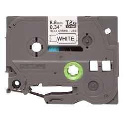 Banda termocontractibila Original Brother Black on White, HSE221, pentru E105|E110|H100|H101|H105|H110|H111|P300|128|200|1000|10